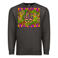 Smoke Mardi Gras masks and coins tumbler Premium Sweatshirt - HowdyJamesFarm