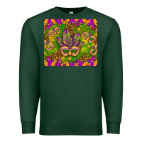 Sports Green Mardi Gras masks and coins tumbler Premium Sweatshirt - HowdyJamesFarm