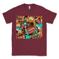 Burgundy football cactus sunflower Classic Tee - JahusDesignShop
