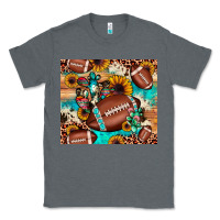 Charcoal Heather football cactus sunflower Classic Tee - JahusDesignShop