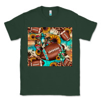 Sports Green football cactus sunflower Classic Tee - JahusDesignShop