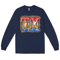 Navy Tx texas Long Sleeve Tee - JahusDesignShop