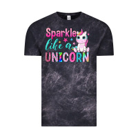 Cloud Black sparkle like a unicorn Vintage Tee - NancyCooperArtShop