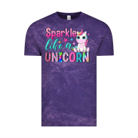 Cloud Purple sparkle like a unicorn Vintage Tee - NancyCooperArtShop
