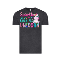 Vintage Black sparkle like a unicorn Vintage Tee - NancyCooperArtShop