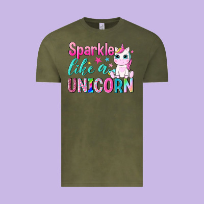 Sparkle Like A Unicorn Vintage Tee Designed By Nancycooperartshop