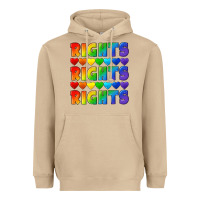 Mushroom Rights rights rights pride Heavyweight Hoodie - CowGirlArtShop