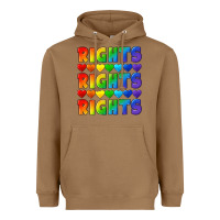 Toasted Coconut Rights rights rights pride Heavyweight Hoodie - CowGirlArtShop