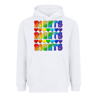 White Rights rights rights pride Heavyweight Hoodie - CowGirlArtShop