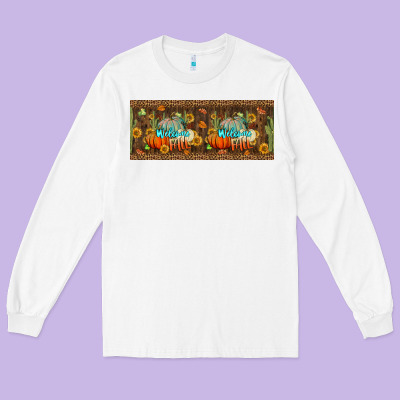Welcome Fall 15 Oz Mug Long Sleeve Tee Designed By Bundleandbundleshop