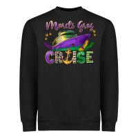 Black mardi gras cruise celebration Heavyweight Sweatshirt - LillyAllenDesigns