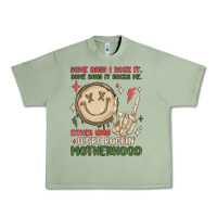 Oil Green some days i rock it some days it rocks me either w Urban Heavy Tee - MaliasSmallBusiness