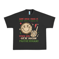 Pigment Black some days i rock it some days it rocks me either w Urban Heavy Tee - MaliasSmallBusiness