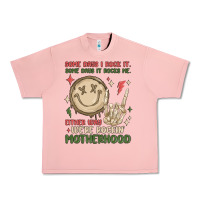 Salmon some days i rock it some days it rocks me either w Urban Heavy Tee - MaliasSmallBusiness
