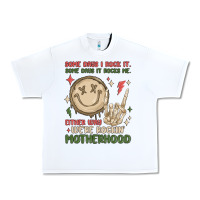 White some days i rock it some days it rocks me either w Urban Heavy Tee - MaliasSmallBusiness