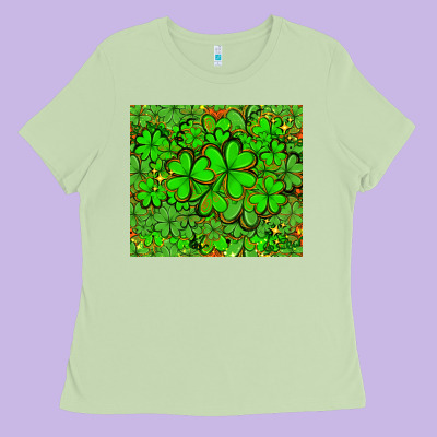 Shamrock Bomb Ladies Tee Designed By Adodesignshop