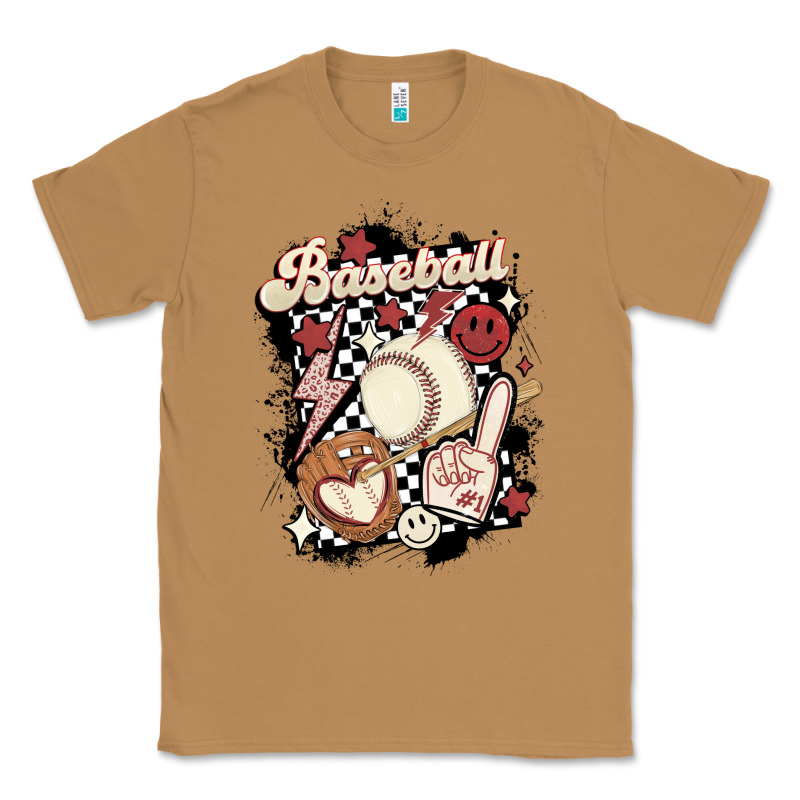 Checkered Retro Baseball Classic Tee by MaliasSmallBusiness | Teevron