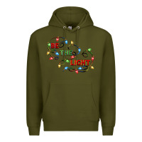 Army Green be the light Premium Hoodie - CowGirlArtShop