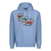 Colony Blue be the light Premium Hoodie - CowGirlArtShop