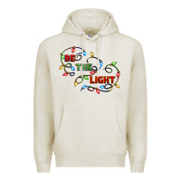 Oatmeal Heather be the light Premium Hoodie - CowGirlArtShop