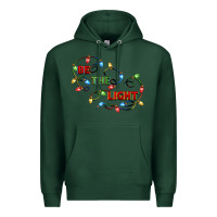 Sports Green be the light Premium Hoodie - CowGirlArtShop