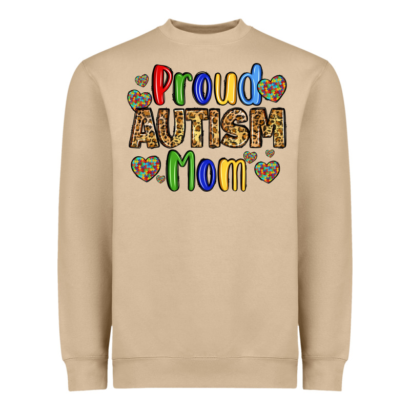 Proud Autism Mom Design Heavyweight Sweatshirt by LillyAllenDesigns | Teevron