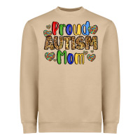 Mushroom proud autism mom design Heavyweight Sweatshirt - LillyAllenDesigns