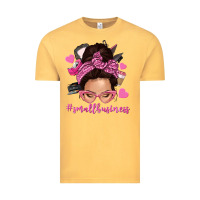 Vintage Mustard small business messy bun Vintage Tee - NancyCooperArtShop