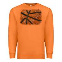 Carrot Basketball leopard glitter background Premium Sweatshirt - HowdyJamesFarm
