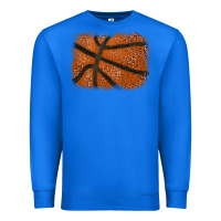 True Royal Basketball leopard glitter background Premium Sweatshirt - HowdyJamesFarm