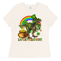 Bone luckysaurus and st patricks Ladies Tee - AdoDesignShop