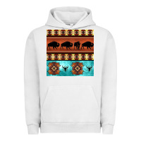 Pigment Lunar Rock native american aztec seamless pattern 2 Urban Hoodie - BundleAndBundleShop