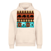 Sandshell native american aztec seamless pattern 2 Urban Hoodie - BundleAndBundleShop