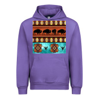 Tulip native american aztec seamless pattern 2 Urban Hoodie - BundleAndBundleShop