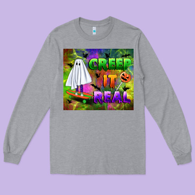 Creep It Real Long Sleeve Tee Designed By Bundleandbundleshop