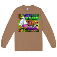 Toasted Coconut creep it real Long Sleeve Tee - BundleAndBundleShop