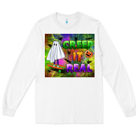 White creep it real Long Sleeve Tee - BundleAndBundleShop