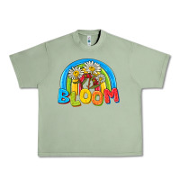 Oil Green bloom Urban Heavy Tee - NancyCooperArtShop