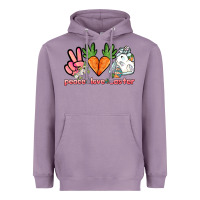 Lavender Peace love Easter Day Heavyweight Hoodie - HowdyJamesFarm