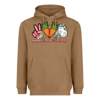 Toasted Coconut Peace love Easter Day Heavyweight Hoodie - HowdyJamesFarm