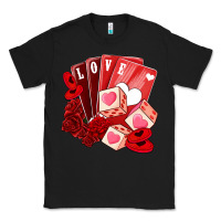 Black valentines day feeling lucky Classic Tee - NancyCooperArtShop
