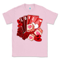 Bubblegum Pink valentines day feeling lucky Classic Tee - NancyCooperArtShop