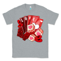 Heather Grey valentines day feeling lucky Classic Tee - NancyCooperArtShop