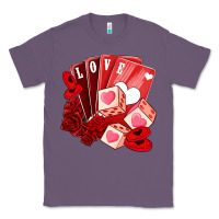 Lavender valentines day feeling lucky Classic Tee - NancyCooperArtShop