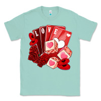 Seafoam valentines day feeling lucky Classic Tee - NancyCooperArtShop