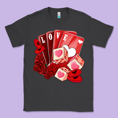 Valentines Day Feeling Lucky Classic Tee Designed By Nancycooperartshop