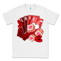 White valentines day feeling lucky Classic Tee - NancyCooperArtShop