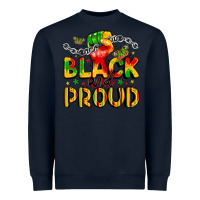Navy empowerment and celebration design Heavyweight Sweatshirt - LillyAllenDesigns