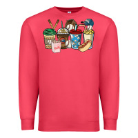 Cardinal Baseball coffee cups Premium Sweatshirt - HowdyJamesFarm