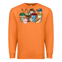 Carrot Baseball coffee cups Premium Sweatshirt - HowdyJamesFarm